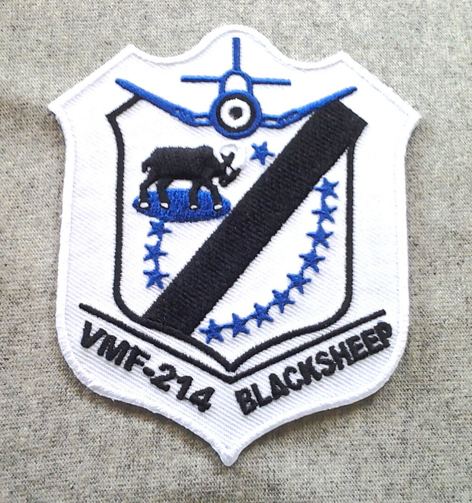 VMF-214 BLACKSHEEP (3") US MARINE Military Patch PM5017 EE