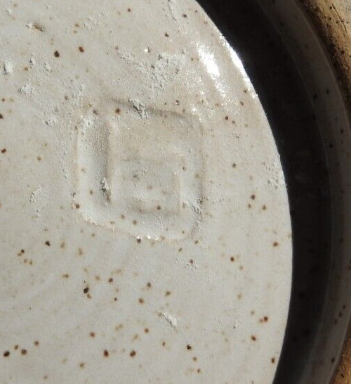 Pottery Covered Casserole Potters Mark