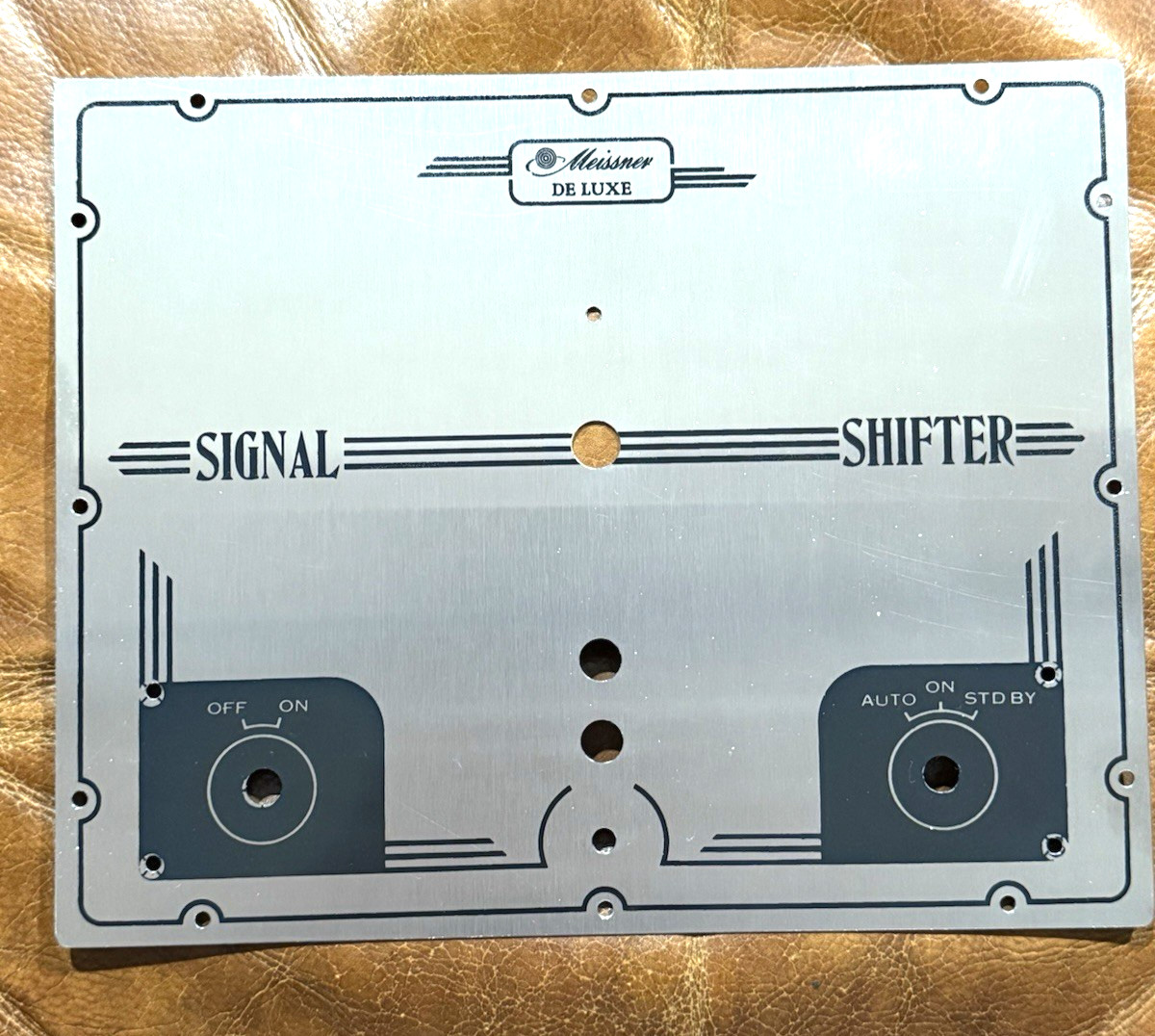 Vintage Meissner Signal Shifter De Luxe - Front Plate replica