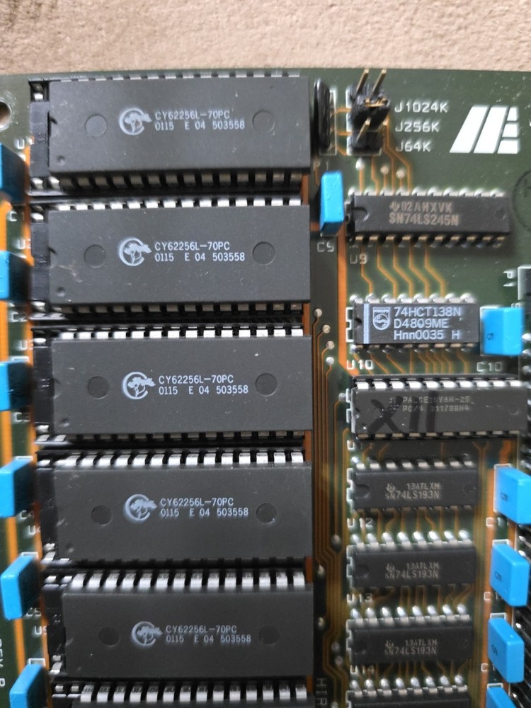 Hirsch Electronics Memory Expansion Board 32K Code 026-0000051 Rev B