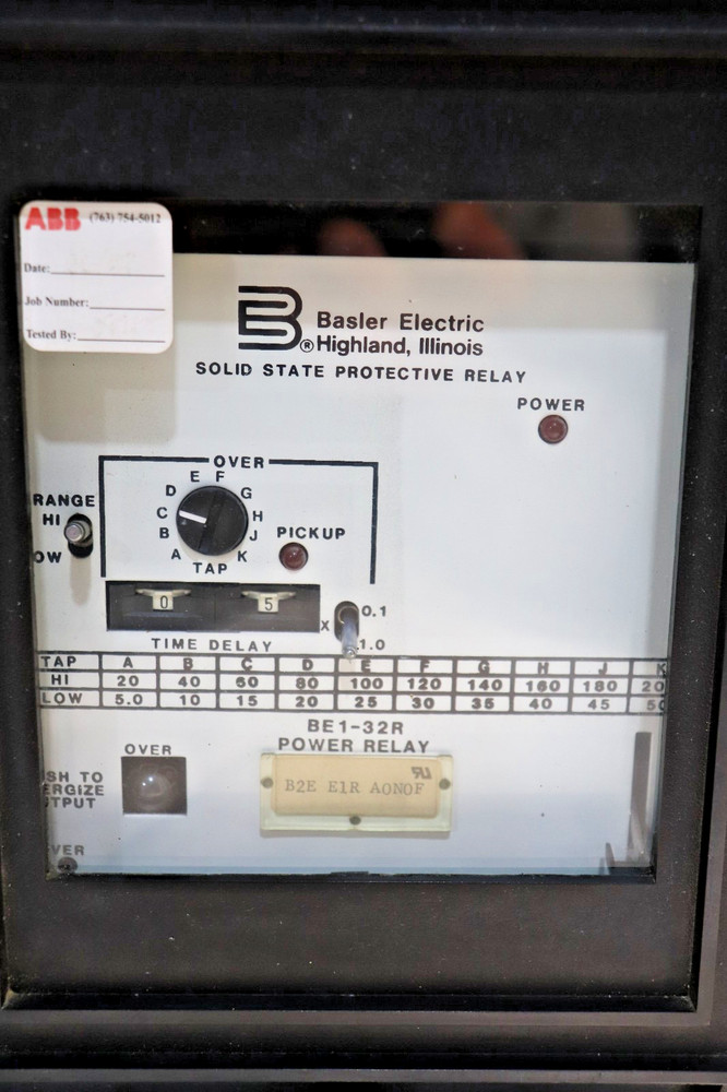 BE1-32R Basler Electric Direction Power Relay Reverse Solid State Protective 32R