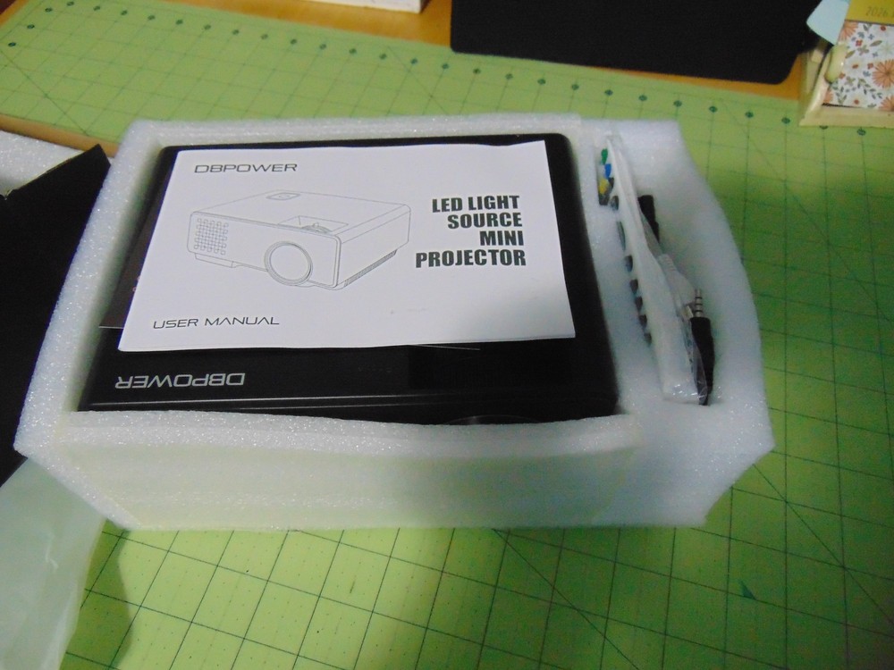 DBPOWER LED Light Source Smart Mini Projector Model T2