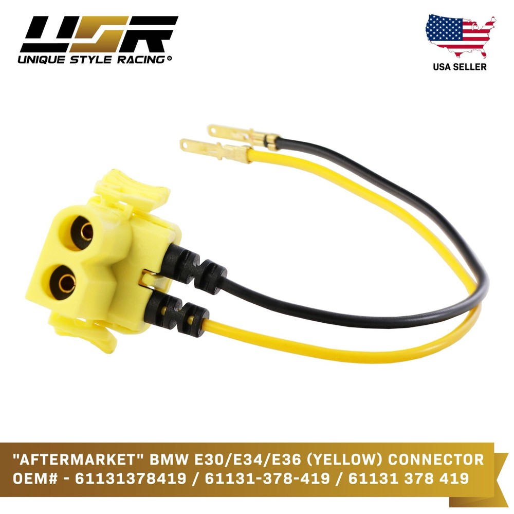 Ambient Temperature Sensor Plug 61131378419 Wire Harness For BMW E30 E34 E36