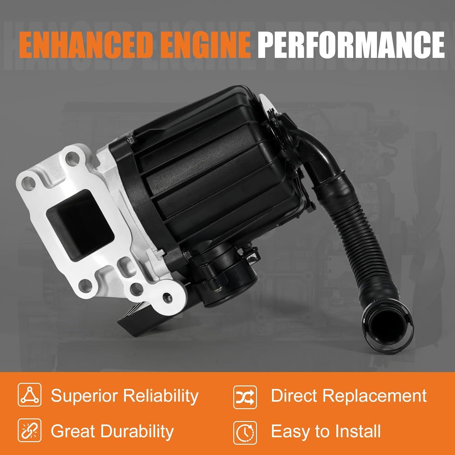 Crankcase Breather Oil Separator For Freightliner Mack MP8 Detroit DD15 DD13