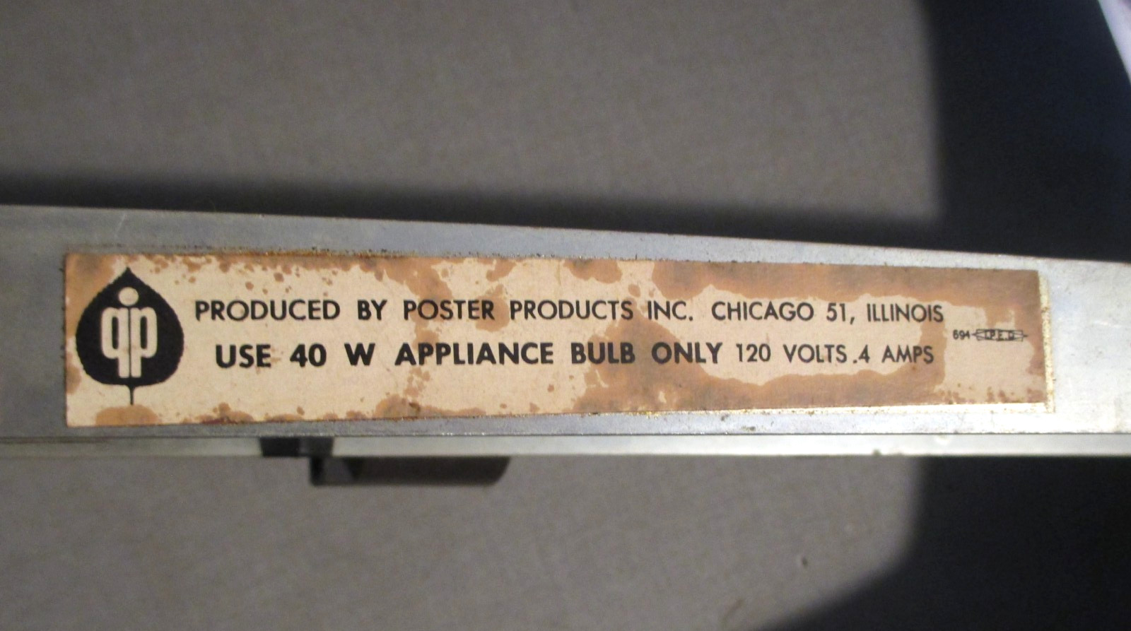 1950'S ANHEUSER-BUSCH BAVARIAN BEER -STORE BAR DISPLAY LIGHTED SPINNING CAN-18"