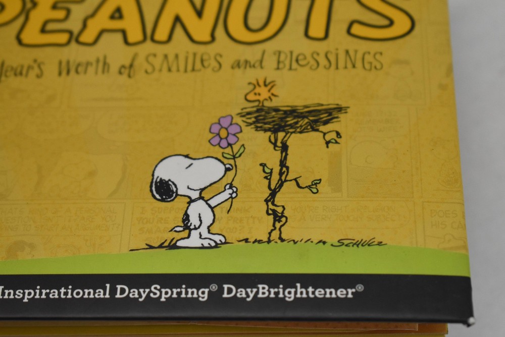 DaySpring Peanuts Snoopy Smiles Blessings Note Pad Comic Strips Fun & Curiosity