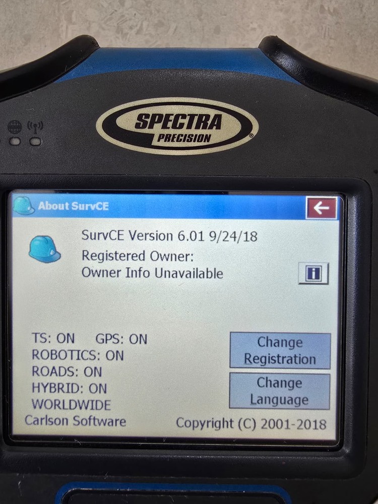 Spectra Precision Focus 35 Robotic Total Station + Data Collector + Software