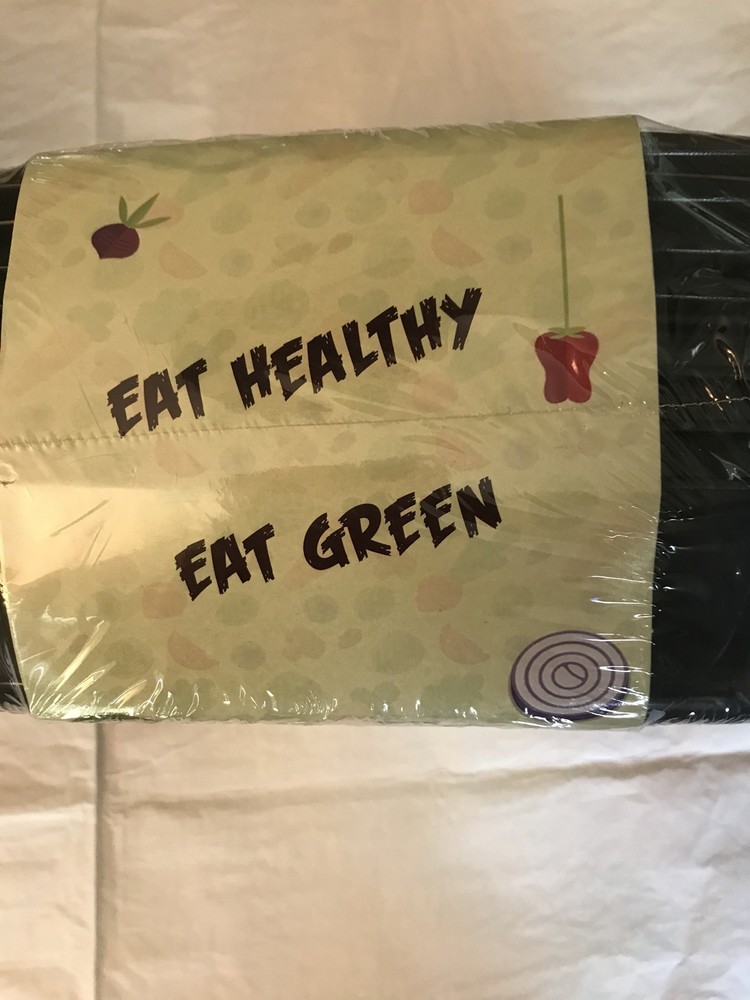 Prefey Green Meal Prep Lunch Boxes 4 Pack Black