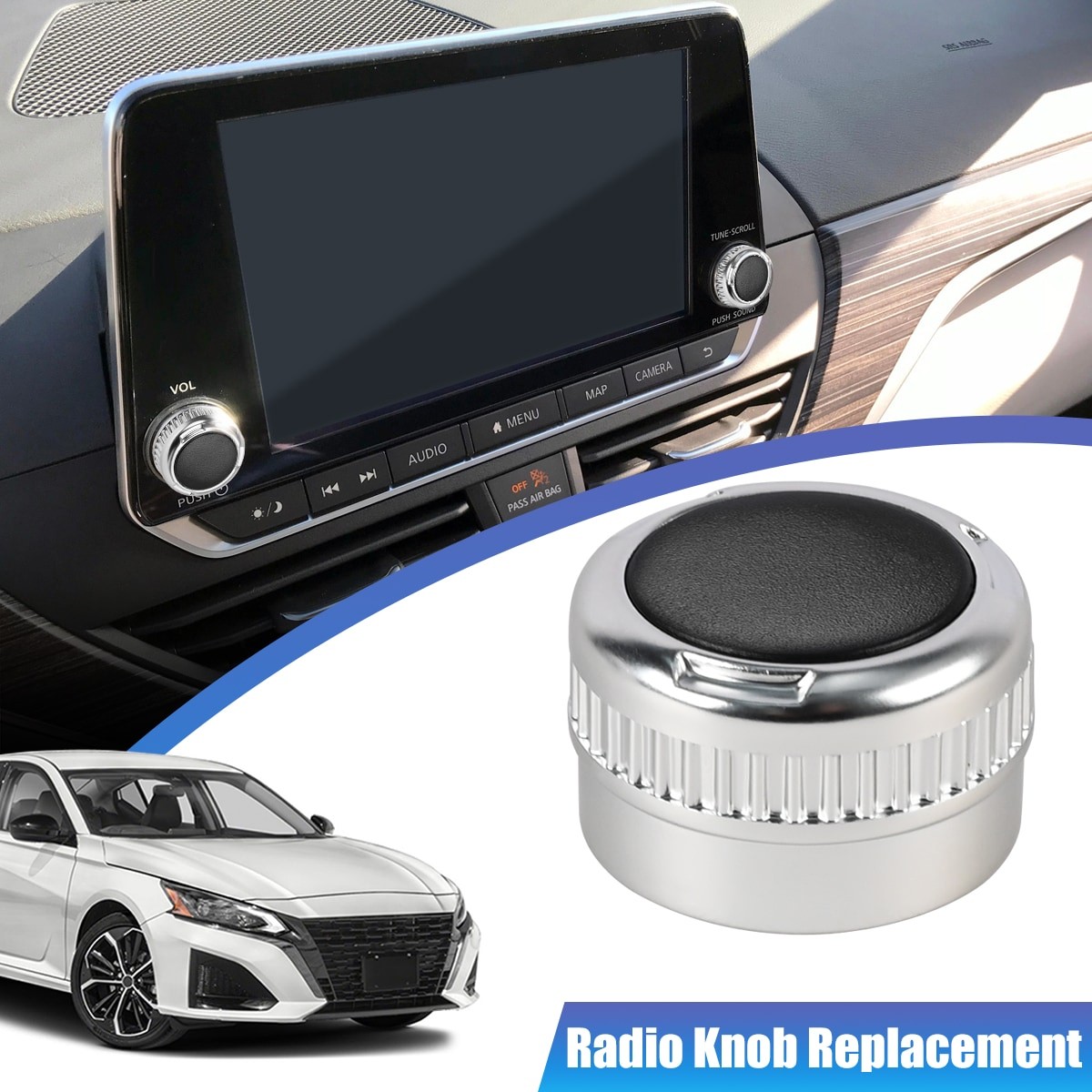 For Nissan Rogue Pathfinder 2021-2025 Radio Knob Button Volume Stereo Tuner New