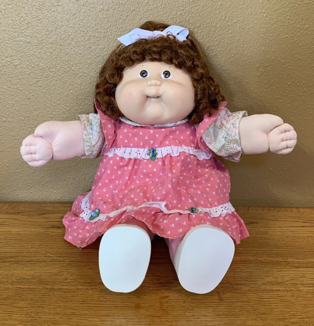 Vintage Cabbage Patch Kids Cornsilk Doll HM17 Auburn Red Hair