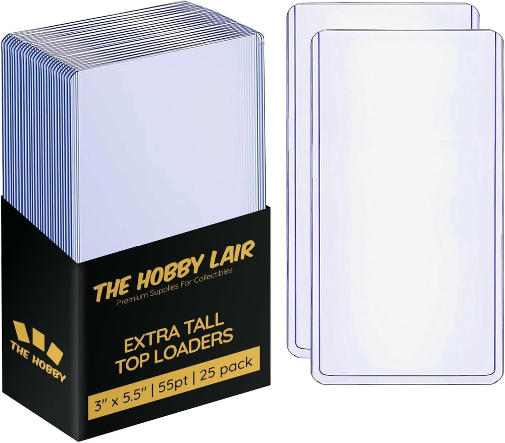 Tallboy Extra Tall & Thick Toploader Compatible with Sealed Pokemon Clear