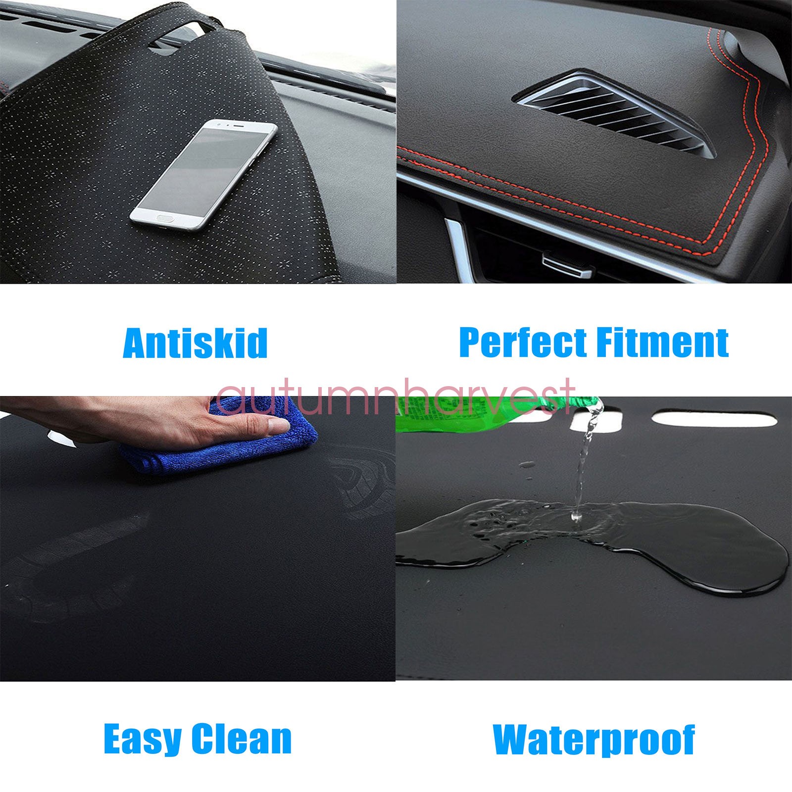 For 2004-2010 BMW 650Ci 650i 6 Series Leather Dashboard Dash Cover Dashmat