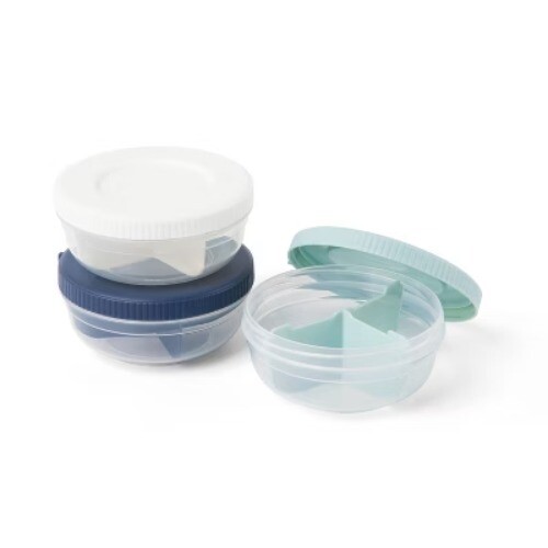 SnapLock 3 Portion Snack Stack