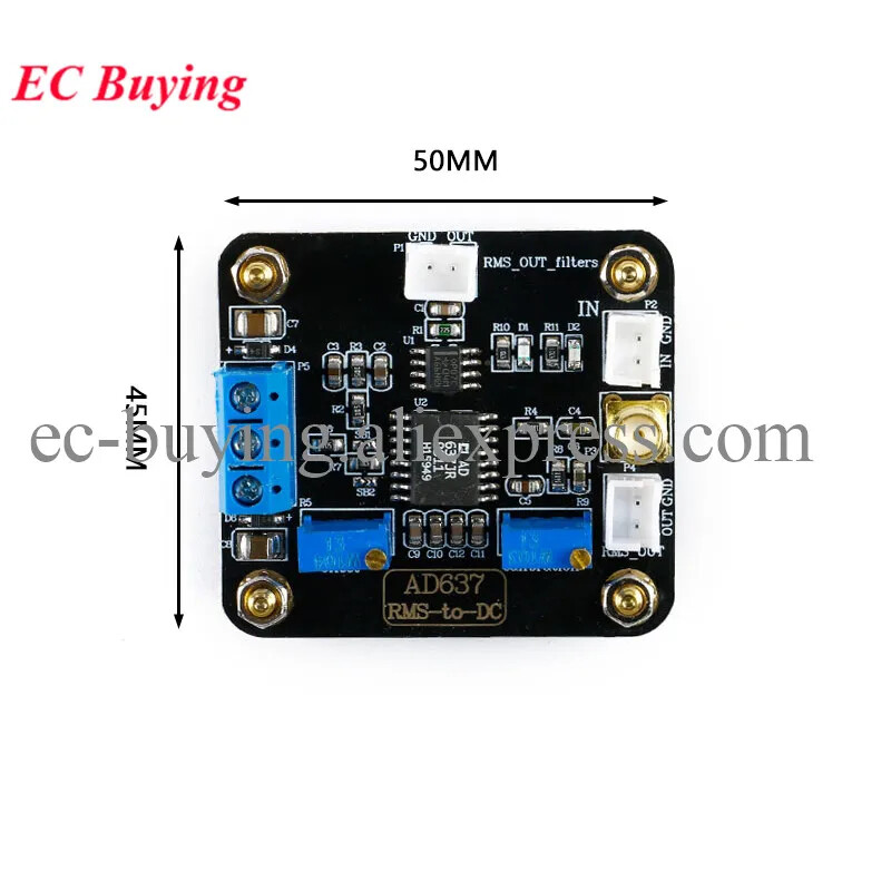 AD637 RMS Detector Module, Peak Voltage Detection