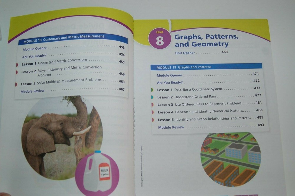 HMH into Math - Full Set Grade 5 Student Modules 1-20 plus Practice Journal