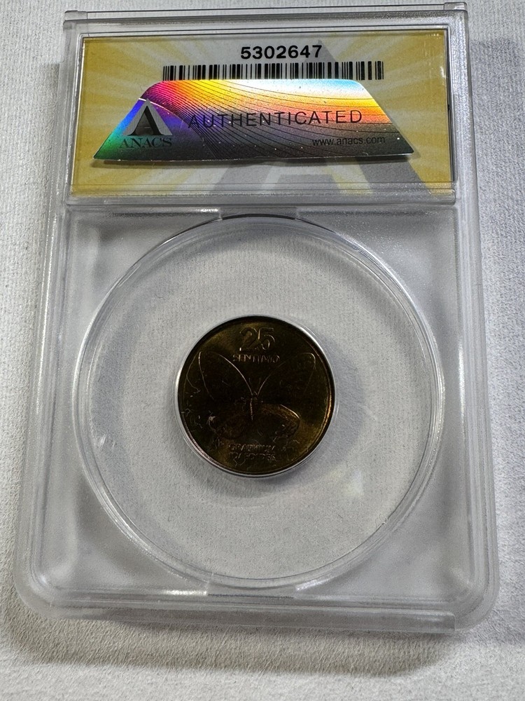 1985 Philippines 25 Sentimos Graded MS 67 by ANACS