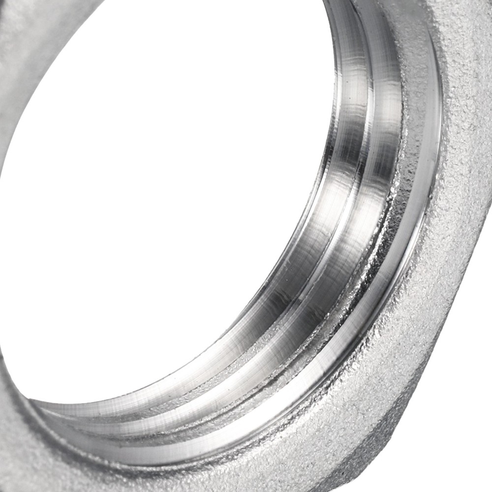 2 Pcs Cast Pipe Fitting Hex Locknut Nut G 1/2" Female Thread (DN15)