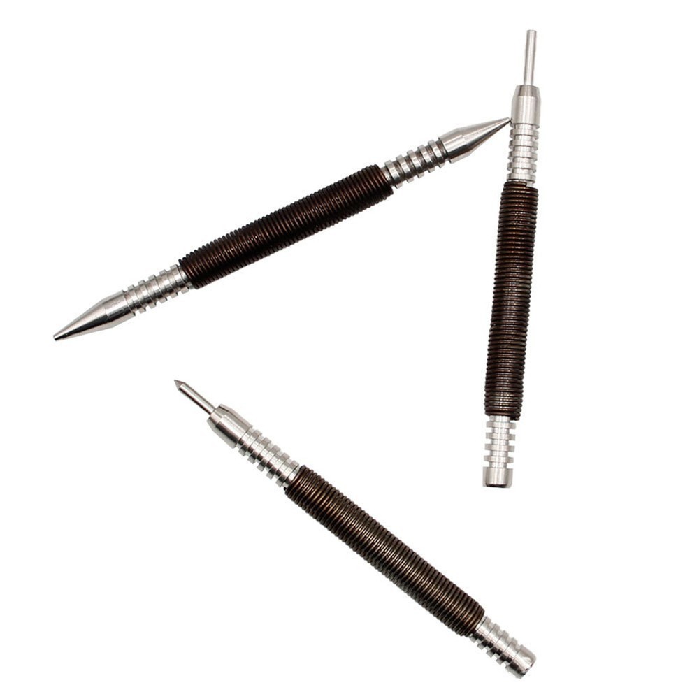 Effective Spring Loaded Woodworking Tool Set with Center Pin Punch 3PCS