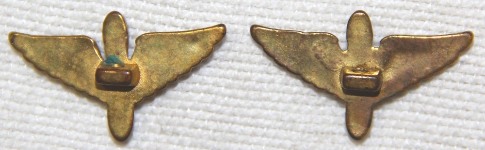 ORIGINAL WWII HOMEFRONT AAF WING AND PROP BUTTONS