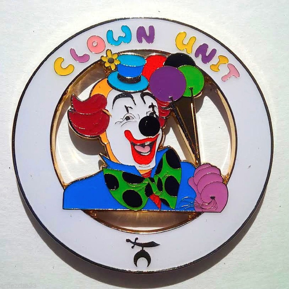 Clown Unit Cut Out Auto Emblem