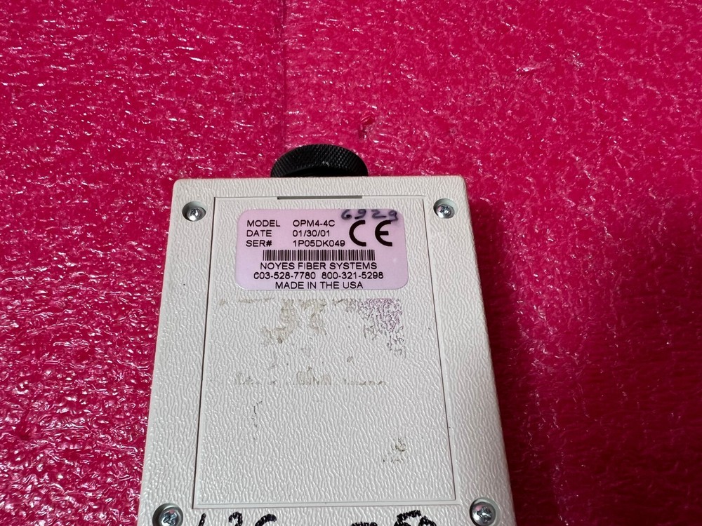 Noyes OPM4-4C Optical Power Meter Unit 1P05DK049