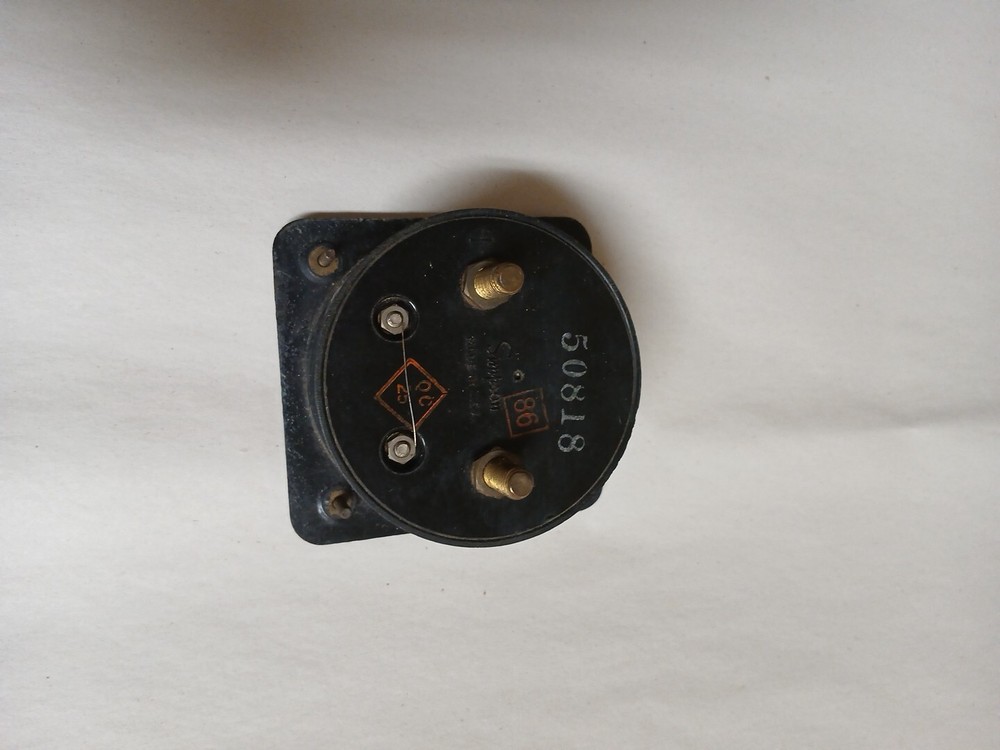 SIMPSON 50818 DC AMPERES PANEL METER