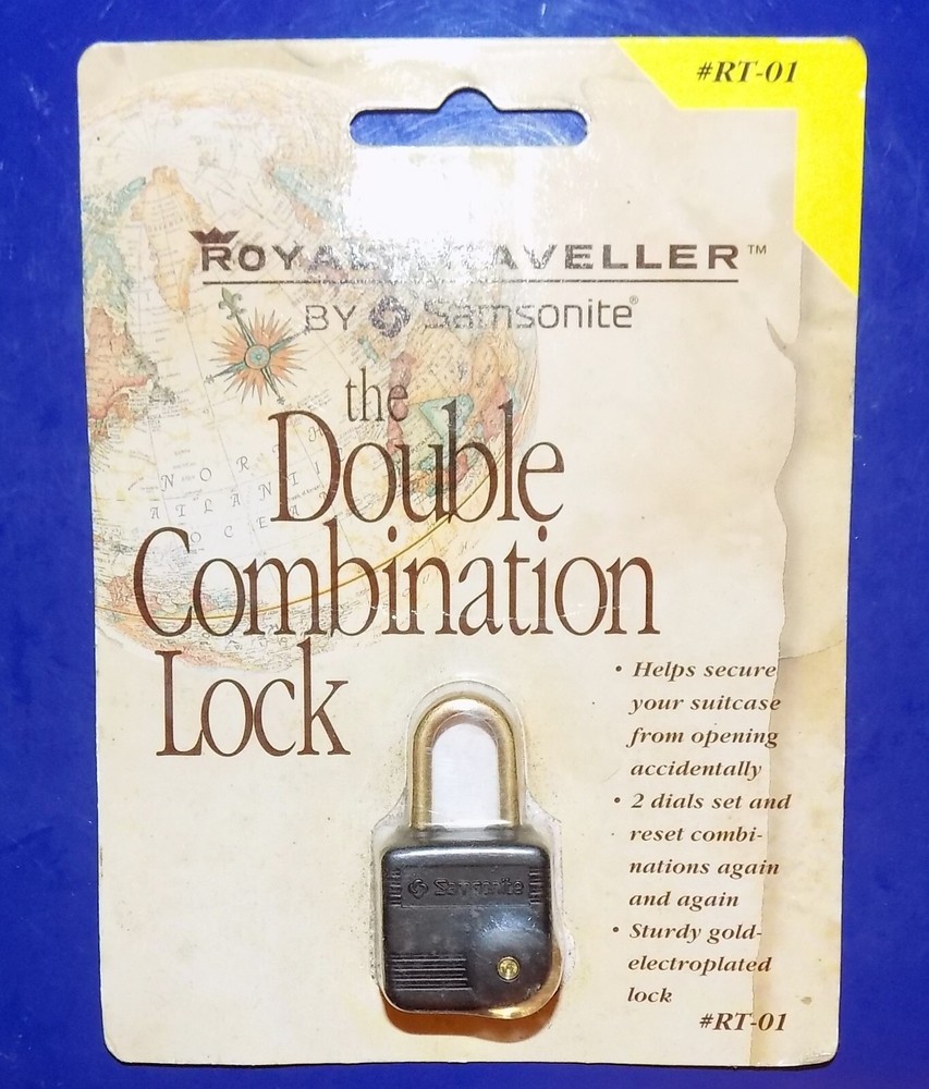 Royal Traveller by Samsonite Luggage Double Combination Lock RT-01