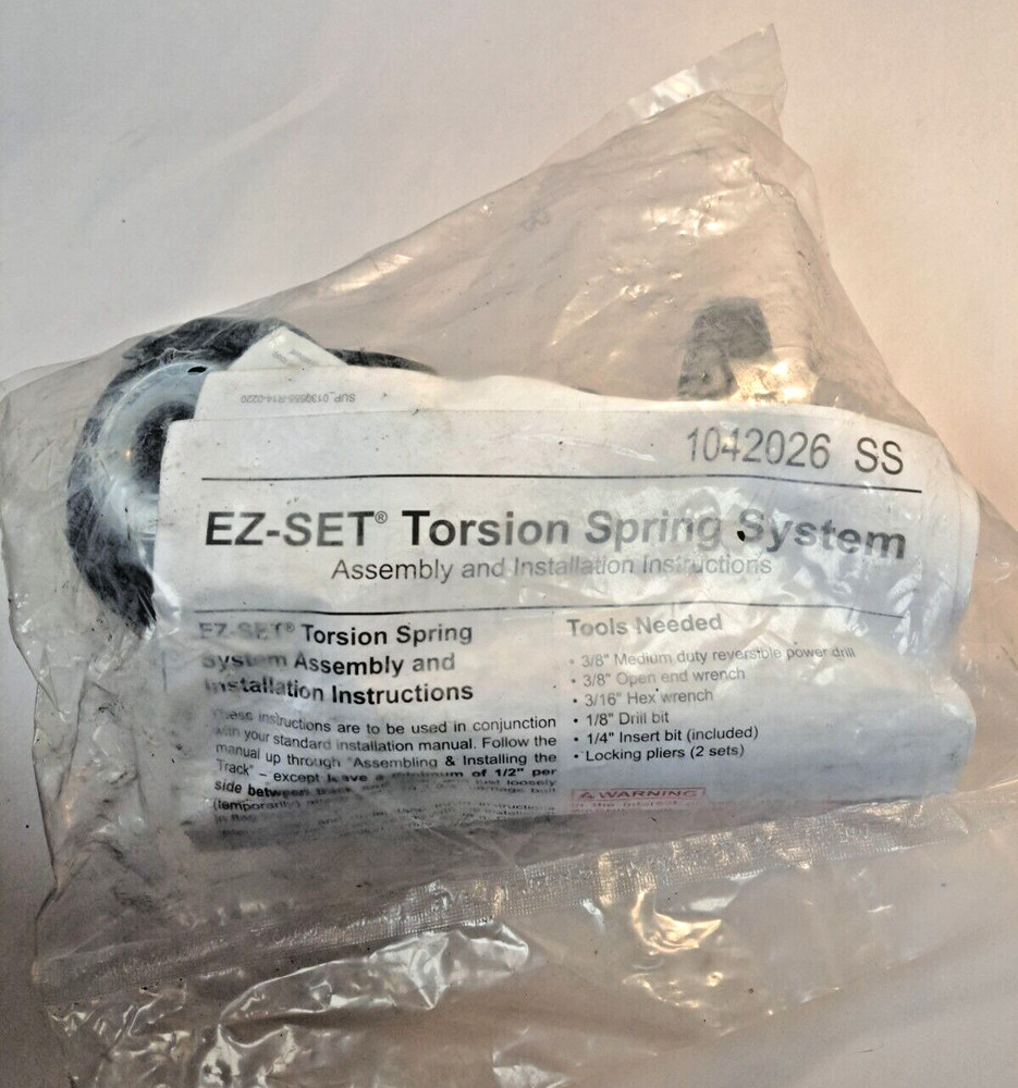 EZ-SET Torsion Spring System 1042026 SS
