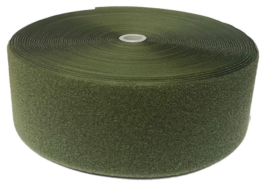 100mm - 4" Olive Green - Loop (Military /Defence Standard /Fluffy loop Fastener)