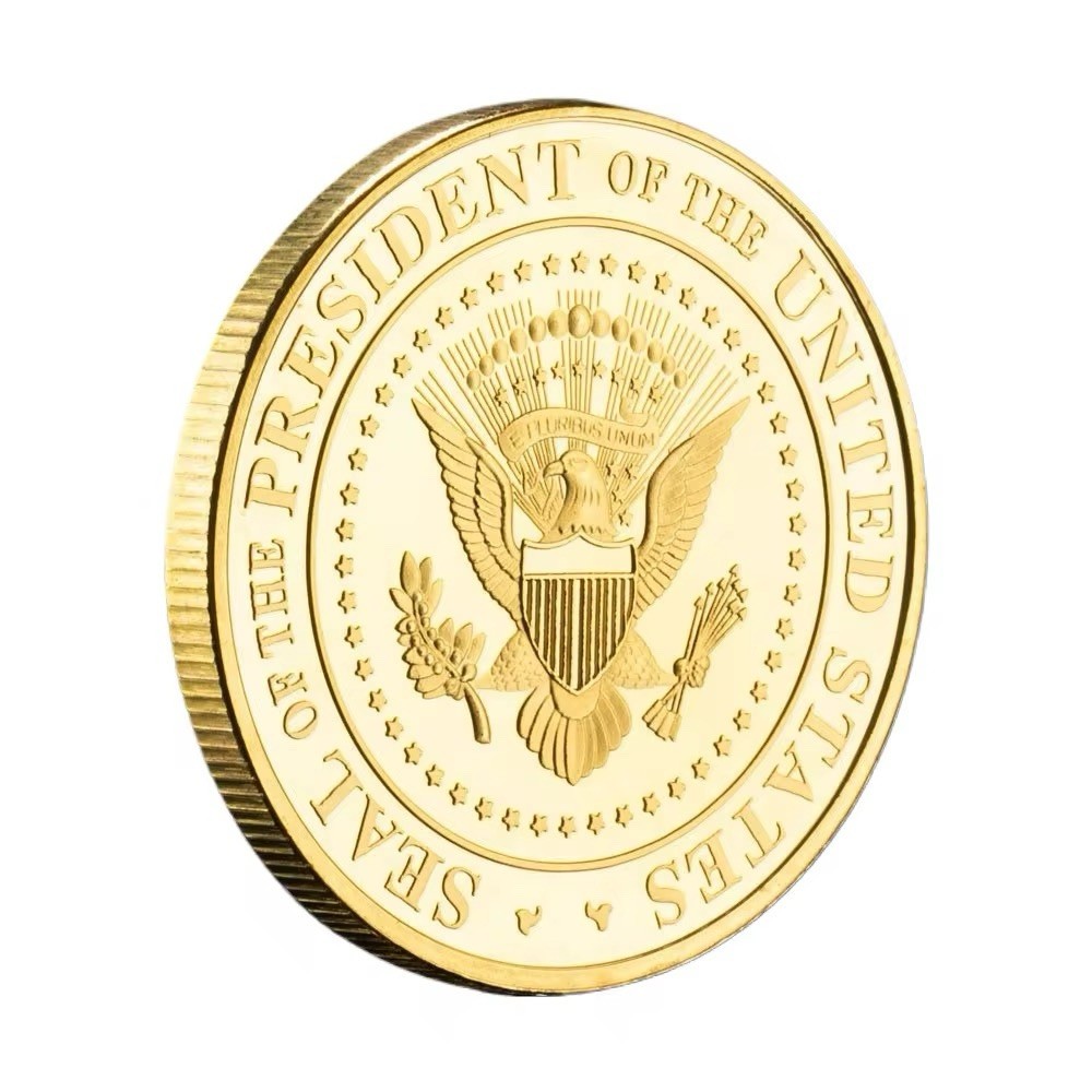 🦅 2025 - 2029 🇺🇸 Donald Trump Challenge Commemorative Coin 🪙 45/47 2nd Term!