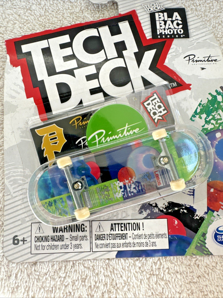 Tech Deck PRIMITIVE Bla Bac Photo Series Skateboards Fingerboard Ultra Rare 96mm