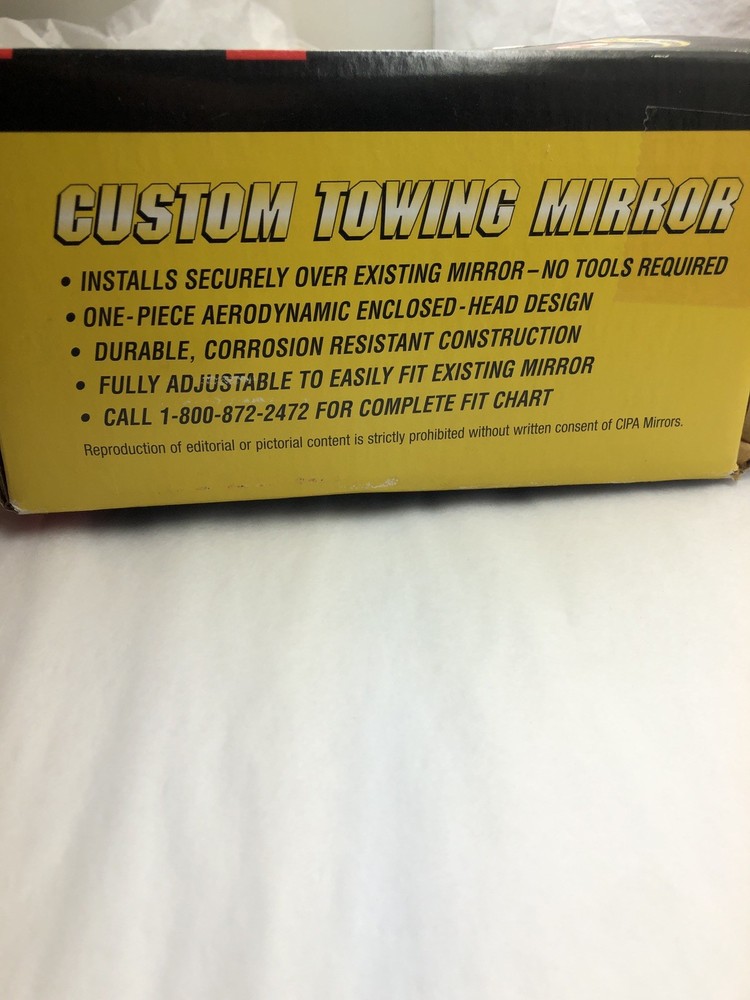 CIPA Mirror 10901 Custom Towing Mirror GMC/Chevy Left Side Driver Side 2007