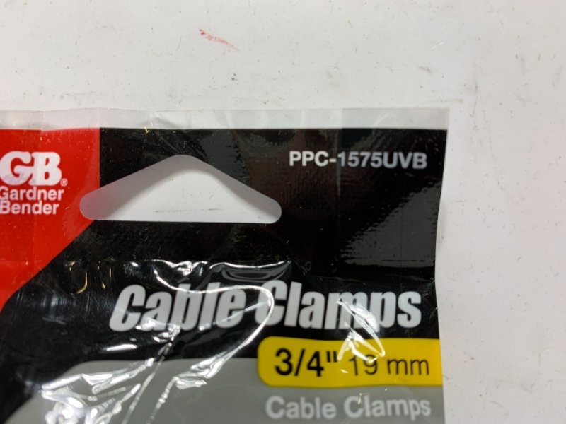 Gardner Bender PPC-1575UVB Cable Clamp 3/4" UV Black