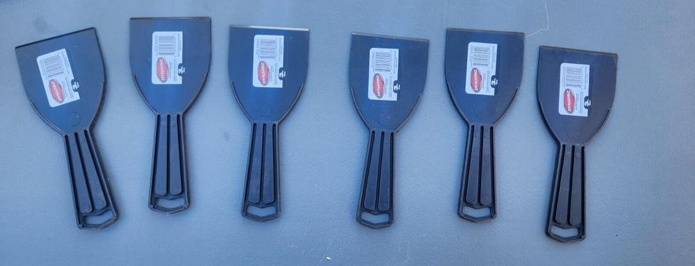 (6 Pack) Dynamic 03050 3" Plastic Putty Knife