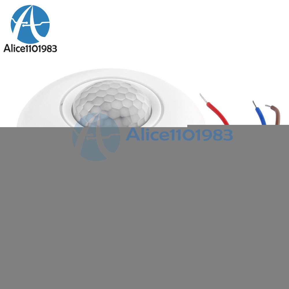 AC85-265V Infrared PIR Motion Induction Sensor 360° Detection For Ceiling Light