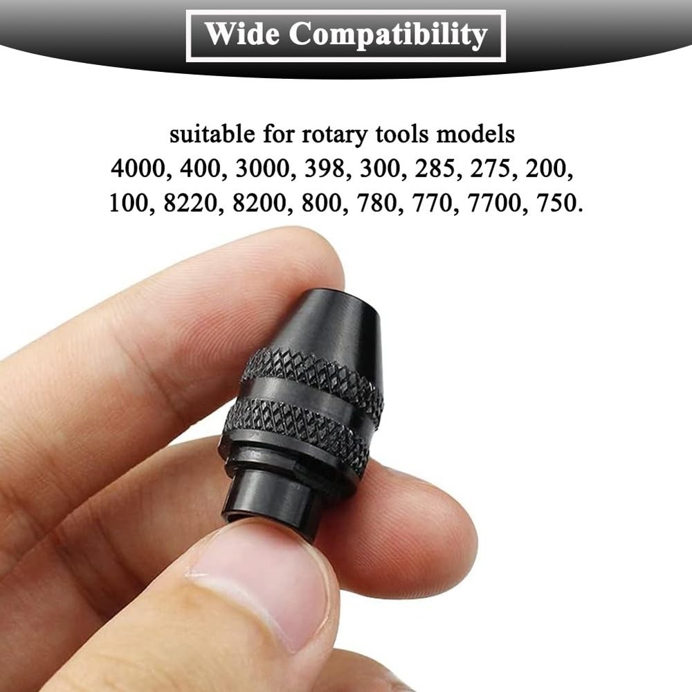 3pcs 4486 Ketyless Chuck for Dremel Multi Quick Change Keyless Chuck Replacem...