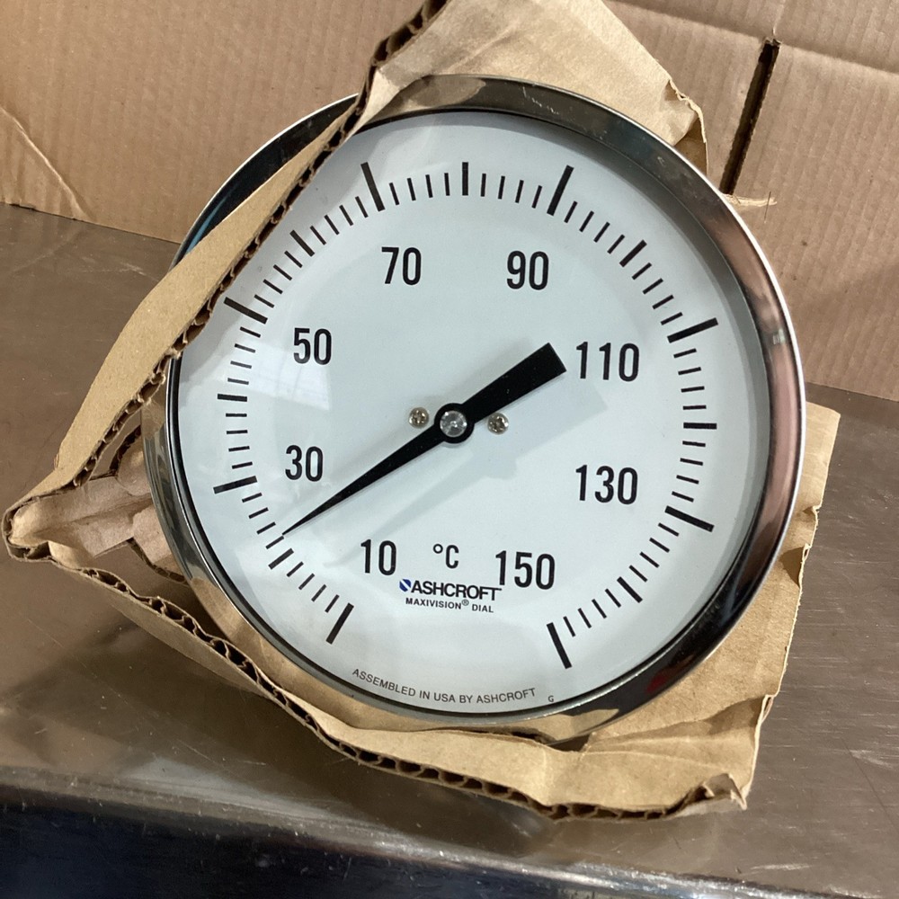 ASHCROFT 5" Bimetal Thermometer 12" Stem