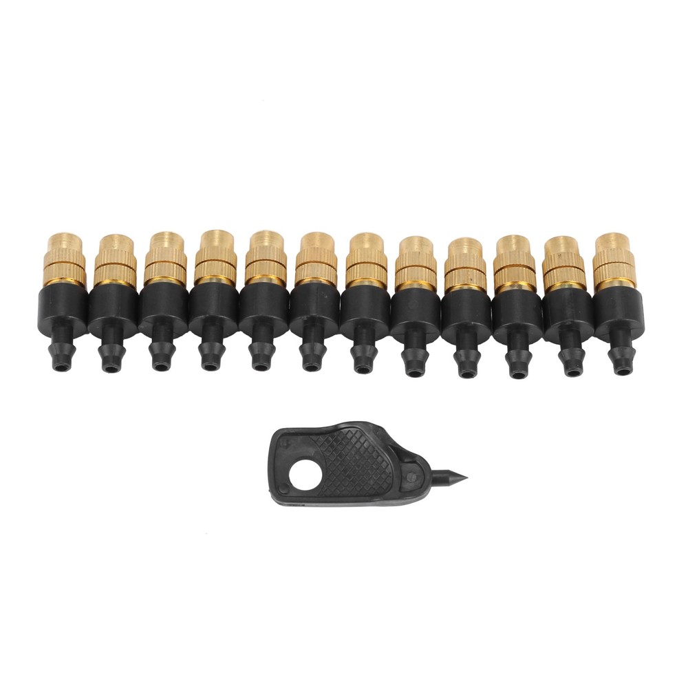 12 Set Copper Adjustable  Nozzle  Atomization Copper Capillary 3511