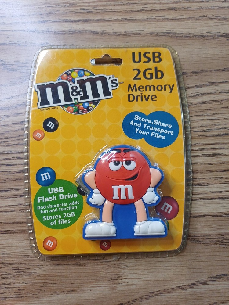 M&M's 2GB USB Memory Drive Red M&M 2010