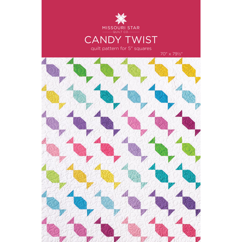 Candy Twist Quilt Pattern and Table Runner for 5" squares MSQC - 0002026