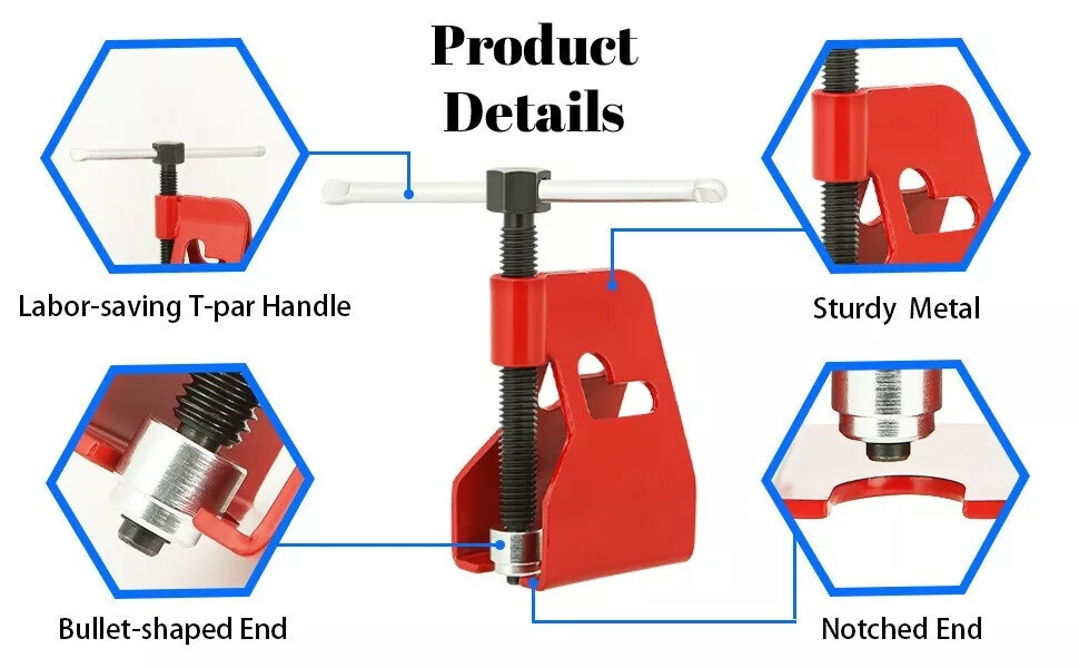 Compression Sleeve Puller Tool Remove Pipe Ferrule Nut Bolt Tubing Plumbing Tool