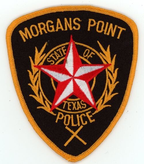 TEXAS TX MORGANS POINT POLICE NICE SHOULDER PATCH SHERIFF
