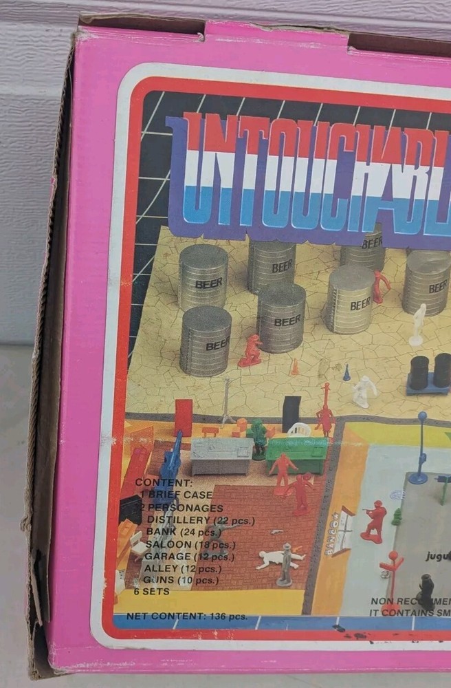 Marx Untouchables Playset With Box Reissue