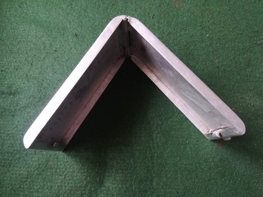 Trench Art Alluminium Cigarette Case Sierra Leone 1944.