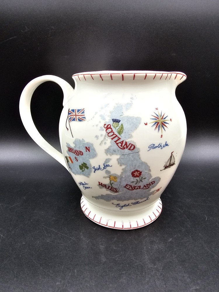 Jan Constantine Large Jug British Pitcher 48 OZ