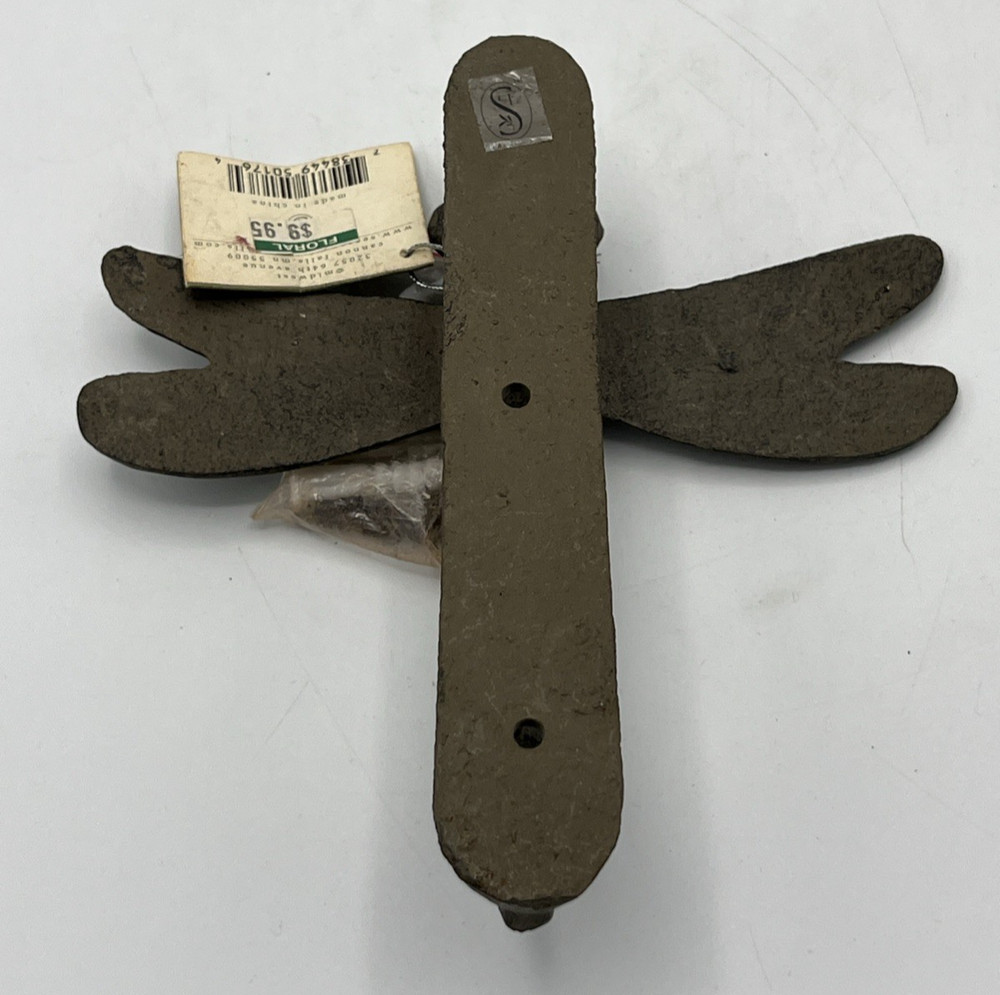 Cast Iron Dragonfly Door Knocker 5.75 x 5.75” Rustic