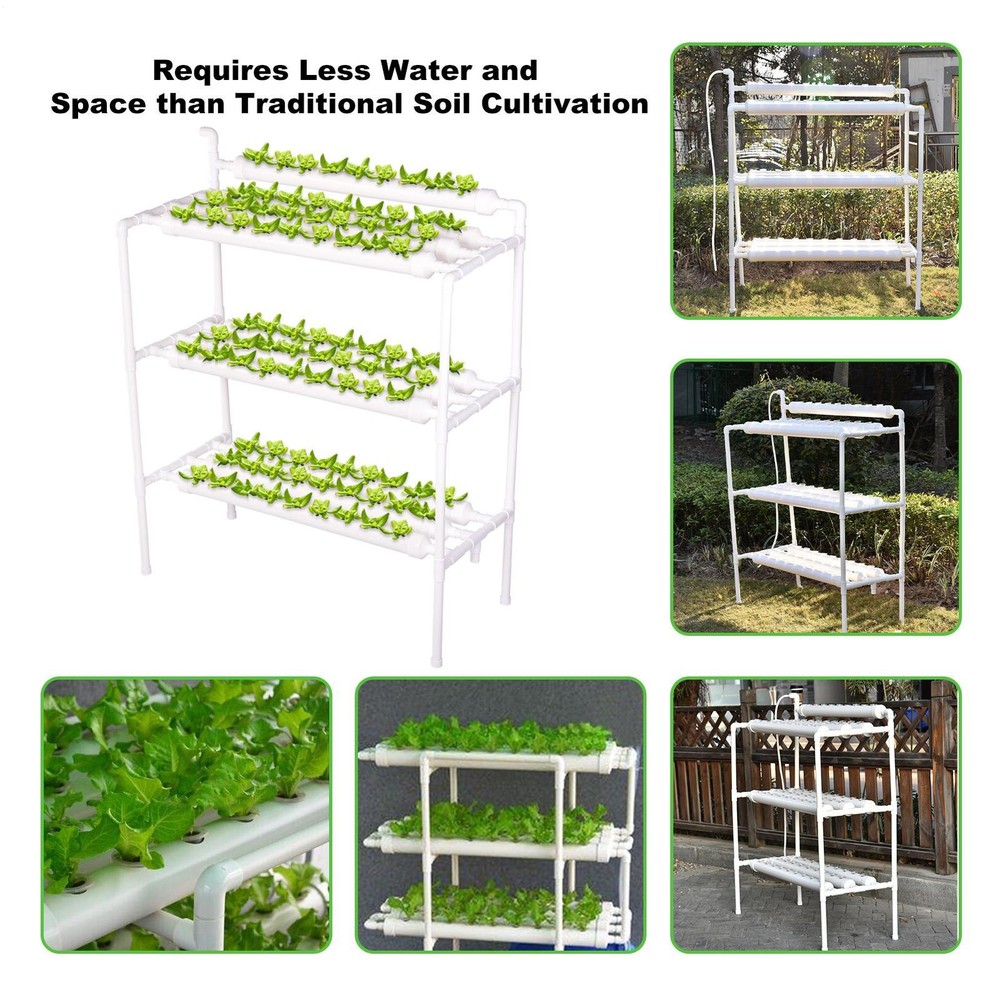 Hydroponic Site Grow Kit 90 Planting Sites 3 Layer Hydroponics System