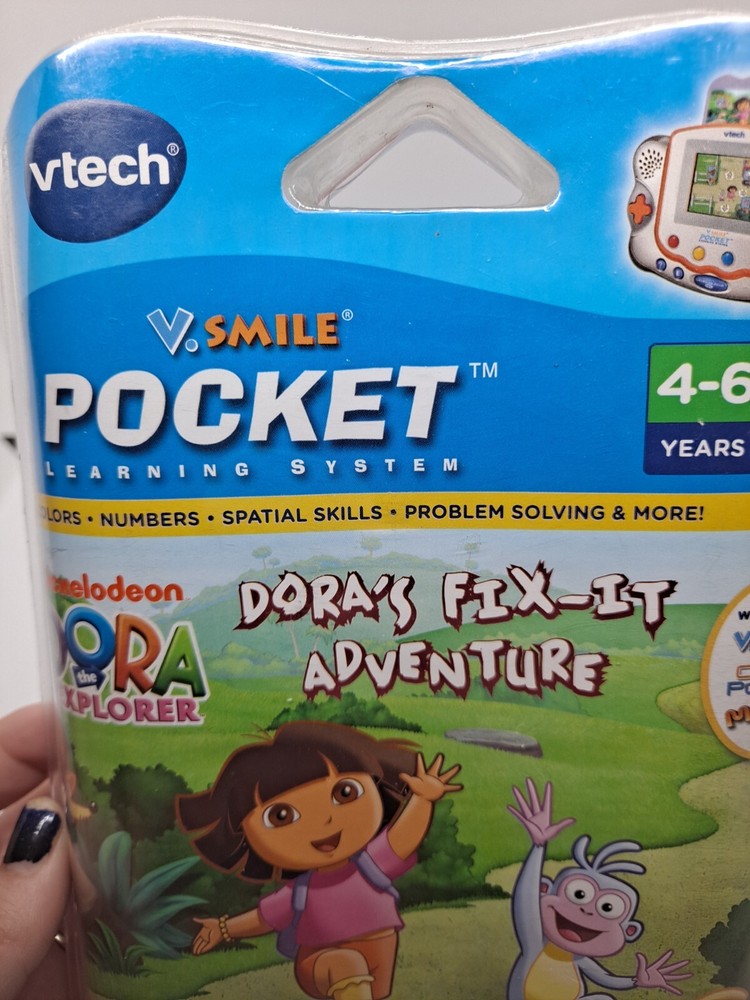 vtech vsmile pocket learning system Dora's Fix-it Adventure Game (2011)