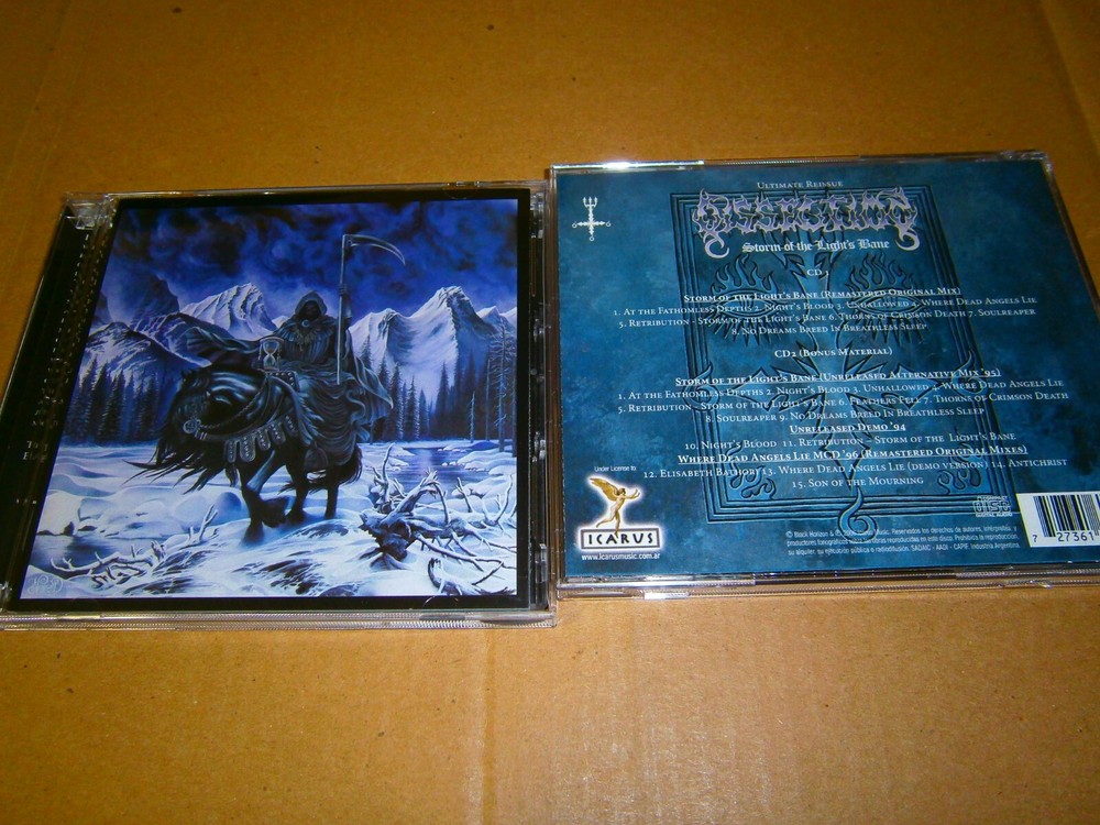 DISSECTION - Storm of the Light's Bane. Double CD