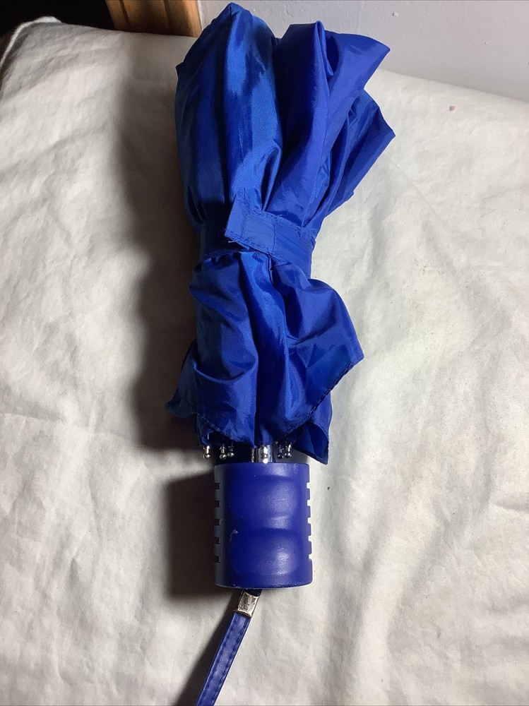 The Weather Station Blue Compact Umbrella